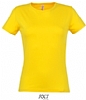 Camiseta Mujer Miss Sols - Color Amarillo